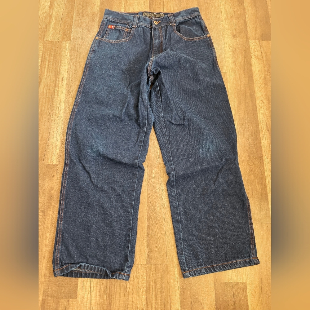 Vintage Y2K SOUTHPOLE BAGGY JEANS CLASSIC FIT 3180 Skater 2000s Hip Hop Street - Picture 13 of 13